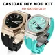 Casioak-Boîtier en acier inoxydable pour G-Shock Income Bracelet de montre modifié Bracelet de
