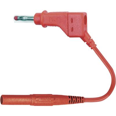 Stäubli 66.9411-20022 Sicherheits-Messleitung Lamellenstecker 4 mm Lamellenstecker 4 mm 2.00 m Rot 1