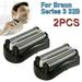 For Braun 32B Series 3 3020S 3040S 300S 350CC 2pcs Shaver Replacement Foil Head