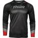 Thor Assist Mens Long Sleeve Mountain Bike Jersey Black/Heather Gray LG