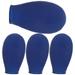 NUOLUX 4pcs Waterproof Rain Shoes Non-slip Shoe Cover Outdoor Footwear Durable Shoe Cover for Pet Cat Dog (Blue Size M)