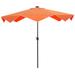 Arlmont & Co. Lakiah Lighted Market Umbrella Metal in Orange | 8.2 H x 108 W x 108 D in | Wayfair 3BED61FC40794A5F886FDD2C3805E4B2
