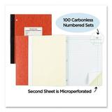 National Duplicate Laboratory Notebooks Quadrille Rule Sets Brown Cover 11 X 9.25 100 Two-Sheet Sets | Order of 1 Each