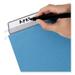 Smead Colored Hanging File Folders with ProTab Kit Letter Size 1/3-Cut Blue | Order of 1 Kit