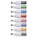 EXPO 1944748 Magnetic Dry Erase Markers with Eraser Fine Tip Assorted Colors 8-Count
