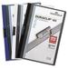 Durable Duraclip Report Cover With Clip Fastener 8.5 X 11 Clear/navy 25/box | Order of 1 Box