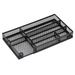 Drawer Organizer Desk Organizer Metal Mesh Desk Drawer Organizer for Home Office and School 28*15.5*3.5cm - black