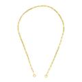 14k Yellow Gold 3.6mm Split Hollow Paperclip 90x90 20 Inch Jewelry Gifts for Women