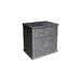 Red Barrel Studio® Sandridge 2 Drawer Nightstand Wood/Upholstered in Gray | Wayfair 95FC22DF14474C03A24400A3F0223BD3