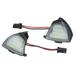 1 Pair Side Mirror Puddle Light LED Lamp Left and Right Side White Light Fit for Volkswagen EOS 2006