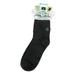 Earth Therapeutics Aloe Socks Foot Therapy To Pamper And Moisturize Black 1 Pair