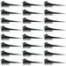 NUOLUX 50PCS Portable Hair Dye Comb Multi-functional Hair Salon Brush Professional Hair Coloring Comb Practical Hairdressing Comb Pointed Tail Comb for Home Salon Use (Black)