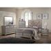 House of Hampton® 3-3_Charmain Upholstered Panel Bedroom Set Upholstered in Brown | 55 H x 42.2 W x 76 D in | Wayfair