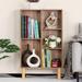 George Oliver Free Standing Narrow Book Shelves Wood in Gray | 38 H x 19.69 W x 9.45 D in | Wayfair 7B9BA847539846989690301046085B35