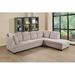 Gray Sectional - Latitude Run® Marshallton 112" Wide Modular Sofa & Chaise Corduroy | 36 H x 112 W x 84 D in | Wayfair