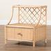 Bay Isle Home™ Kokkina Rattan/Wicker Nightstand Wicker in Brown | 24.6 H x 21.6 W x 18.5 D in | Wayfair F0BAF239CB404729BBD0C0F501B4B7B0