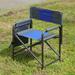 Bucyrus Arlmont & Co. Folding Camping Chair in Blue/Gray | 29.5 H x 23.62 W x 16.9 D in | Wayfair 3B54C4DB6EBF4C99890B290B0ADA28E8