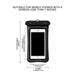 Universal Waterproof Pouch IPX8 Waterproof Cellphone Dry Bag Underwater Case