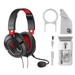 Turtle Beach Recon 50 Gaming Headset Black/Red With Cleaning Kit BOLT AXTION Bundle Like New