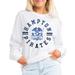 Women's Gameday Couture White Hampton Pirates Vintage Days Oversized Lightweight Long Sleeve T-Shirt