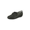 Schnürschuh NATURAL FEET "Larissa", Damen, Gr. 43, schwarz, Leder, elegant, Schuhe, aus hochwertigem Hirschleder