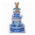 Peter Rabbit Nappy Cake Baby Boy, Baby Boy Nappy Cake, 3 Tier Nappy Cake, Nappy Cake Gift,