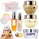 Avon Anew Ultimate Day Cream Spf 25,Mature Skin care, Ultimate Night Cream,Lifting Dual Eye Cream,C Vitamin Serum,Power Serum,Full Facial Care Set (Day,Night,Eye,Cvit,Power)