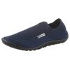 Barfußschuh LEGUANO "SCIO", Damen, Gr. 44, blau (dunkelblau), Textil, sportlich, Schuhe Barfußschuh, Slipper, Freizeitschuh, Bequemschuh mit seitlichem Logo-Emblem