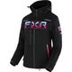 FXR Maverick 2-in-1 Ladies Snowmobile Jacket, black-multicolored, Size XL for Women