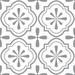 Room Mates Cosmos 12" x 12" x 1.3mm Luxury Vinyl Tile Vinyl in Gray/White/Brown | 0.05 H x 12 W x 12 D in | Wayfair FT4606BX