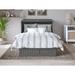Viv + Rae™ Kindig Solid Wood Coastal Cottage Murphy Bed w/ Charging Station & Mattress Included Wood in Gray | Full/Double | Wayfair