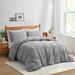 Joss & Main Boseman 100% Linen Duvet Reversible Duvet Cover Set Linen in Gray | Queen Duvet Cover + 2 Standard Pillowcases | Wayfair