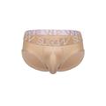 SUKREW Pearl Apex Brief with Rounded Comfort Pouch - Gold Nylon S