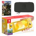 Nintendo Switch Lite (Yellow) MONSTER HUNTER RISE Pack