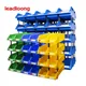 Bac de pièces empilables en plastique pour boîte d'entrepôt bac de rangement d'outils paquet de