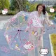 Parapluie Pliant Transparent Sanurgente Hellokitty Kuromi Mymelody Cinnamoroll Cartoon