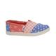 Toms Childrens Unisex Classic Red Kids Espadrilles Textile - Size UK 2