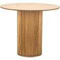 Table a Manger 4 personnes Ronde Bois Pin - Marron