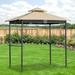Garden Winds Replacement Canopy for Wicker Grill Gazebo - Riplock 350