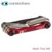 Crankbrothers M5 Bicycle/Bike Tool Multifunctional Pocket Tool Red