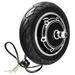 Gecheer 10 Electric Scooter Front Tire with Hub Motor Solid Electric Scooter Wheel 48V 500W Brushless Dis Brake Hub Motor E Bike Motor Replacement for KUGOO M4 / M4 PRO Folding Electric Scooter