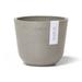 Ecopots Oslo Mini Indoor/Outdoor Modern Recycled Plastic Flower Pot Planter Taupe 4.5