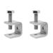 Mduoduo 2 Pcs Stainless Steel C Clamps Tiger Clamp for Mounting U Clamps Small Desk Clamp