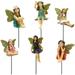 Fairy Garden Accessories Outdoor Indoor 6pcs Miniature Fairies Figurines for Pot Plants and Mini Garden Lawn Decorations