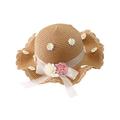 Holiday Savings Deals! Kukoosong Toddler Baby Sun Hat Bucket Hat Summer Children s Flower Bow Decorated Hat Rope Beach Hat Sun Hat Khaki One Size