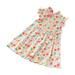 Summer Savings Clearance 2024! Loopsun Toddler Girl Dress Split Neck Sleeveless Flower Printing Fashion Cute Ruffle Mini Dress Multicolor