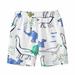 Loopsun Boys Shorts Dinosaur Printing Elastic Waist Home Sleeping Bermuda Shorts Blue