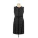 Donna Morgan Casual Dress - Sheath: Black Graphic Dresses - Women's Size 6 Petite