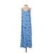 C and E Casual Dress - Slip dress: Blue Dresses - Women's Size X-Small