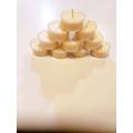 Mandarin Coconut Tea Lights, 6 Pack Candles, .06 Ounce Light Candles Scented, Gift Ideas For Women, Beeswax